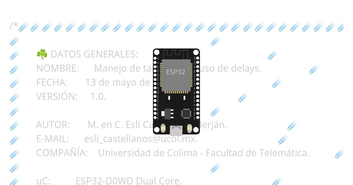 ESP-32 - pseudo multitask 📝 simulation