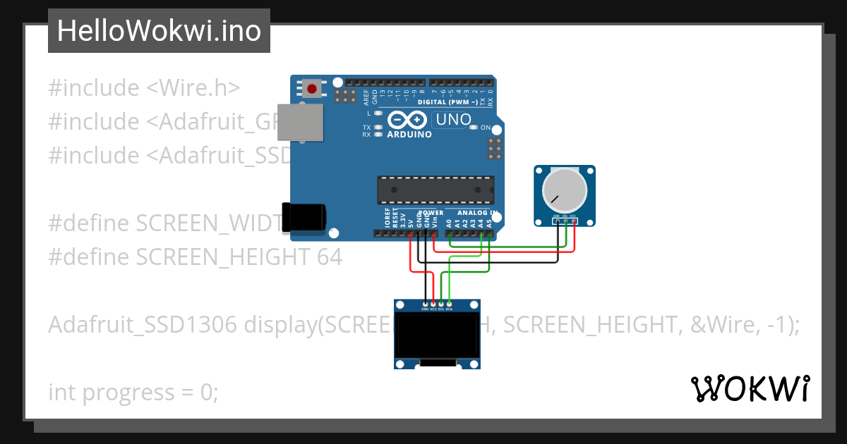 Turbo pressure gauge_2 Wokwi ESP32, STM32, Arduino Simulator