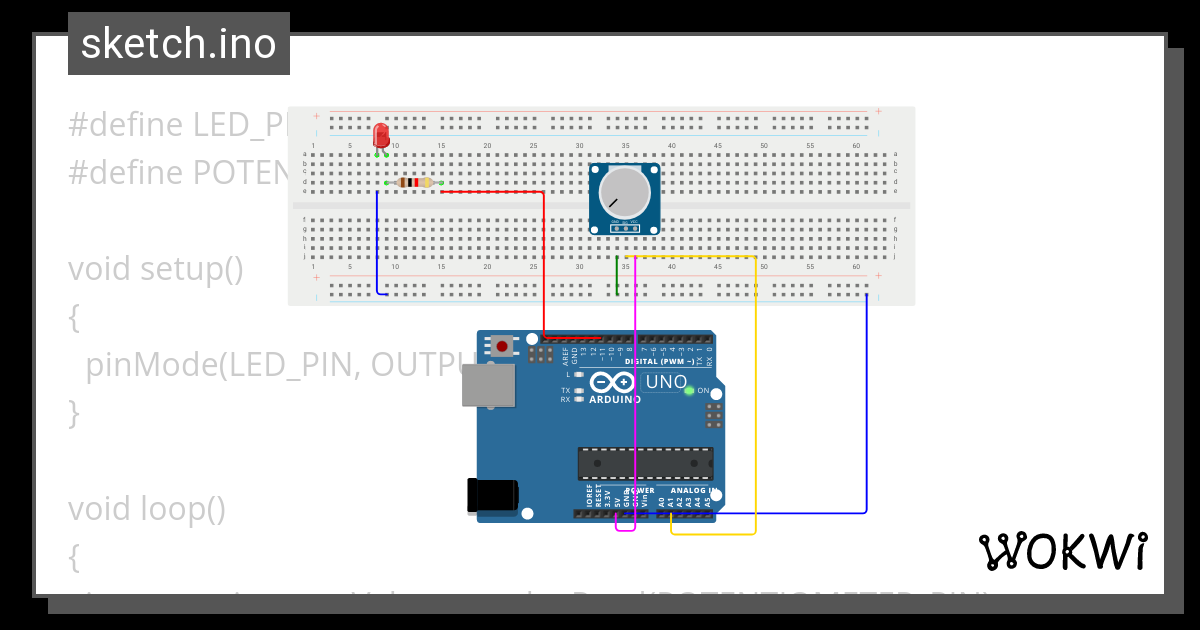 Circuit#2 - Wokwi ESP32, STM32, Arduino Simulator