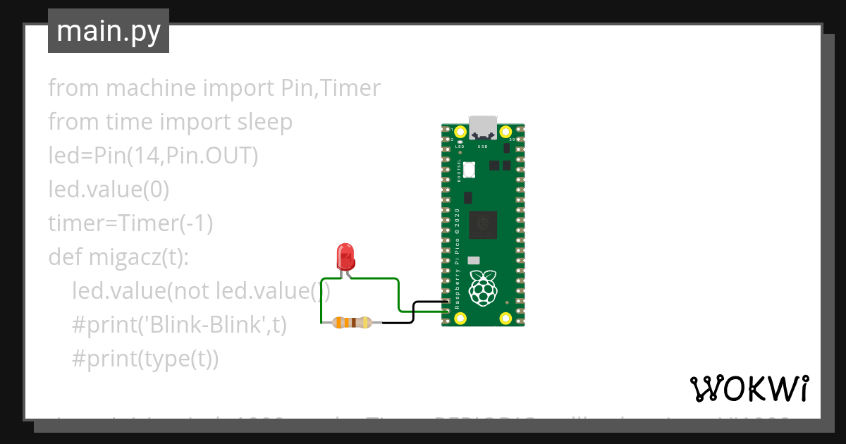 machine.timer Wokwi ESP32, STM32, Arduino Simulator