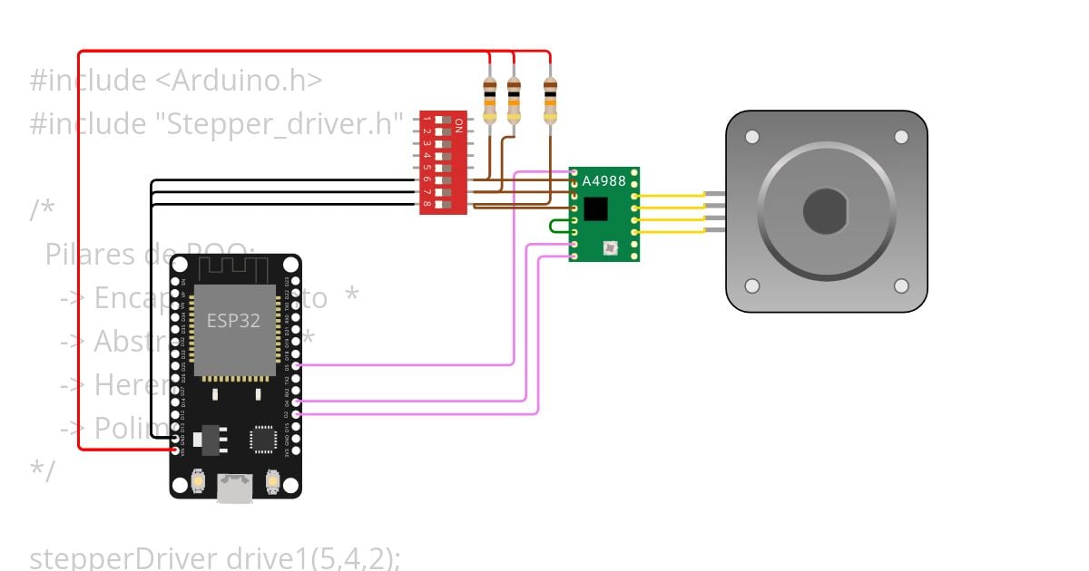 POO clase 1, driver steppermotor simulation