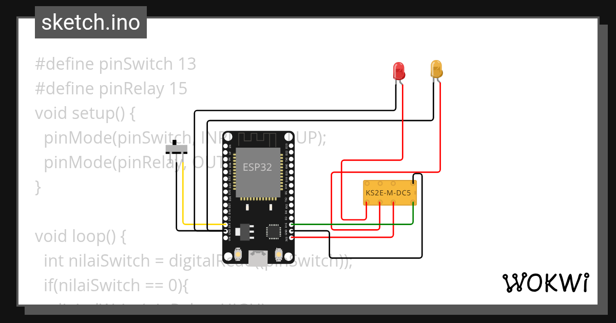 Relay - Wokwi ESP32, STM32, Arduino Simulator