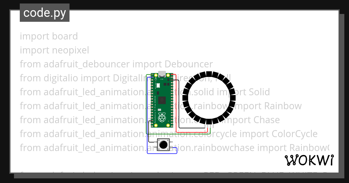 Pico Infinity Control - Wokwi Arduino and ESP32 Simulator