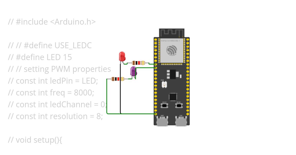 esp32s3-blink.ino simulation