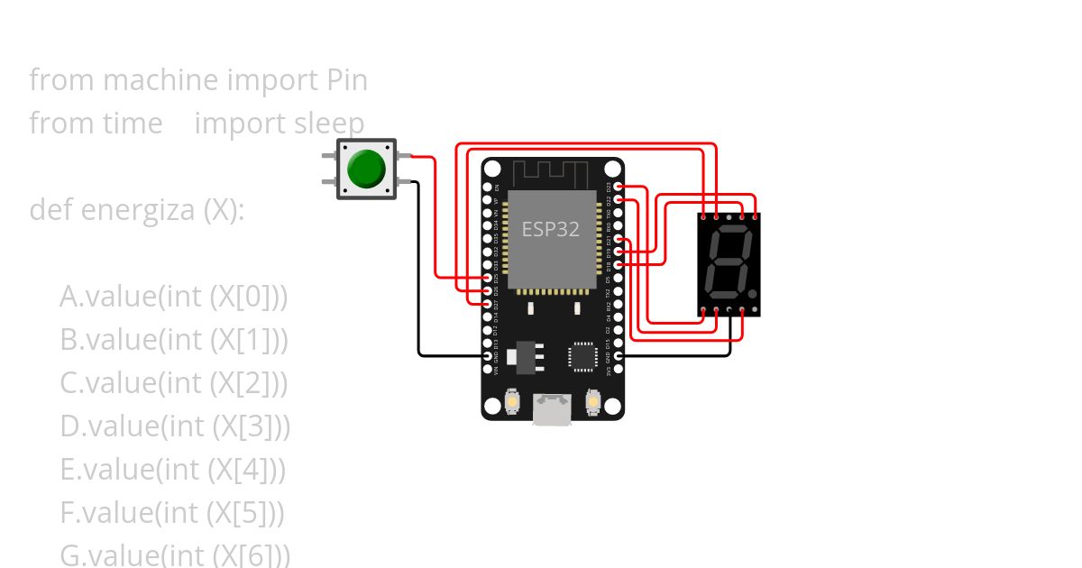 CONTEO ASCENDENTE Y DESCENDENTE DE DISPLAY 7 SEGMENTOS CON PUSH BOTTON simulation