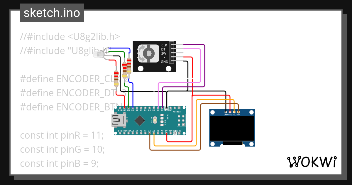 RGB LED Control - Wokwi Arduino and ESP32 Simulator