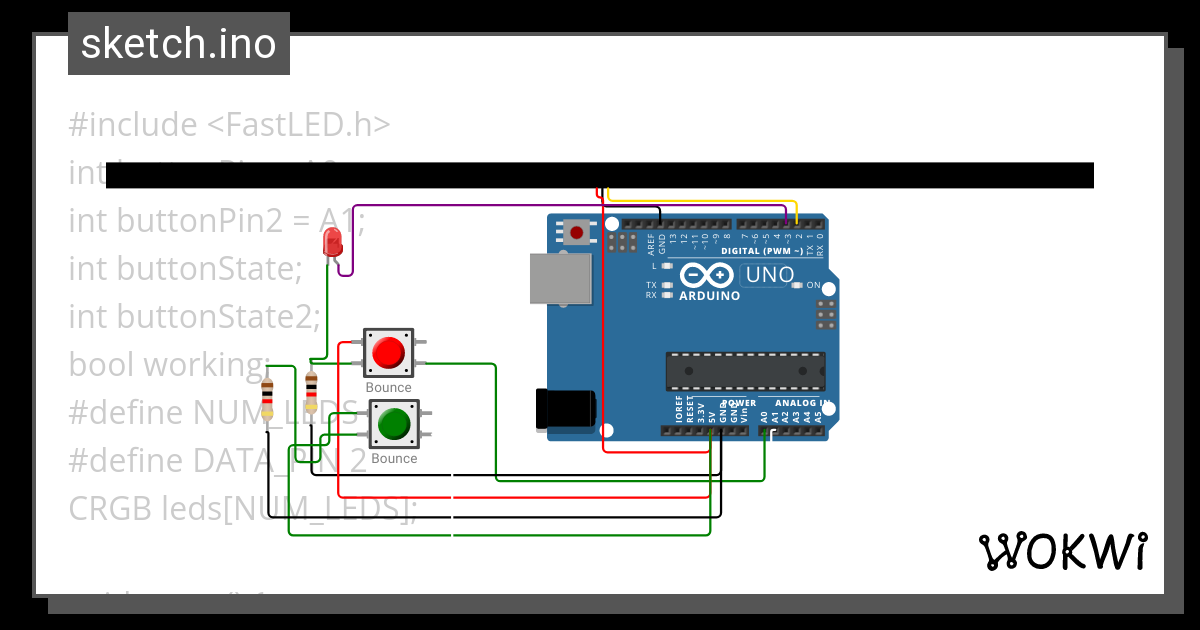 Fastled Project Wokwi Esp32 Stm32 Arduino Simulator 8805