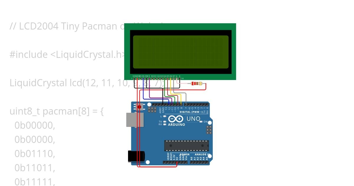 lcd2004.ino simulation