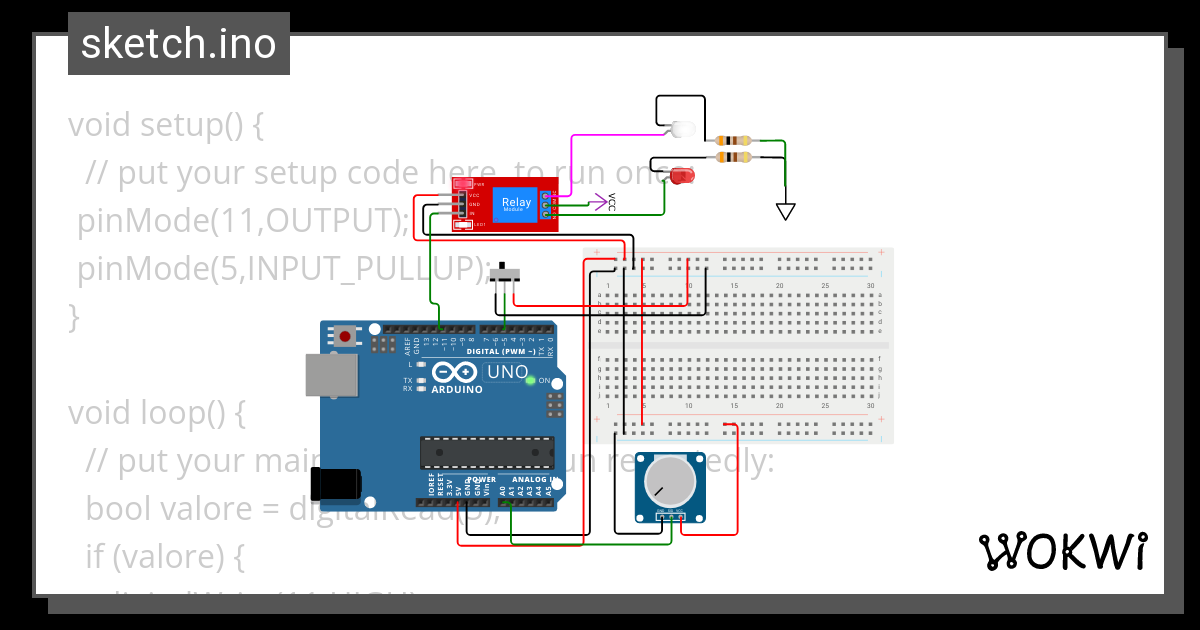 Test Relay Wokwi Esp Stm Arduino Simulator