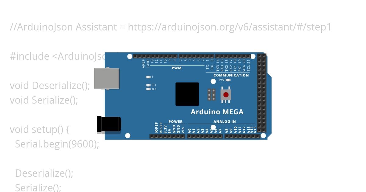 ArduinoJson simulation