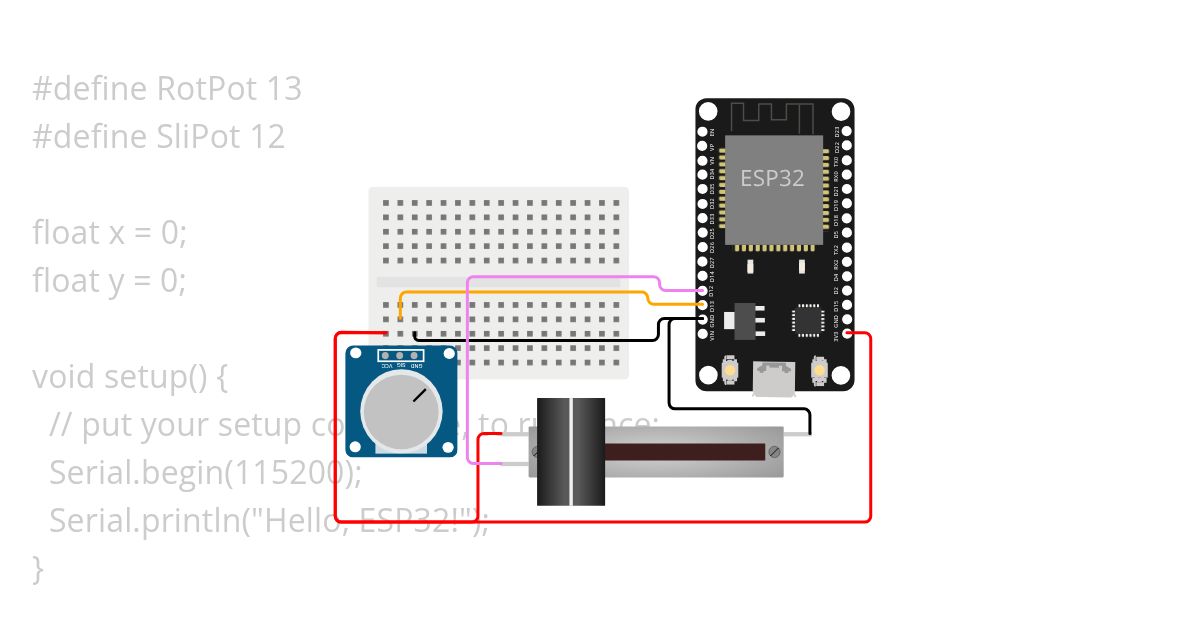 Analog Esp32 simulation