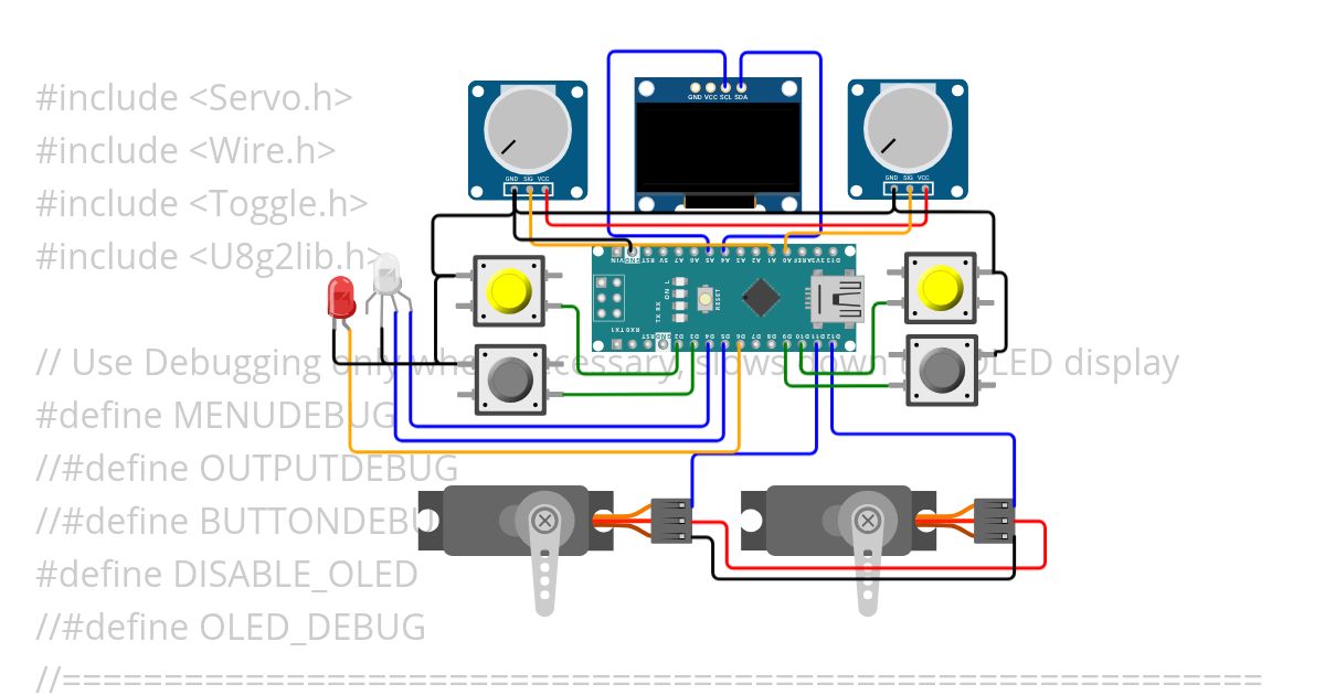 Servo Tester V2 simulation