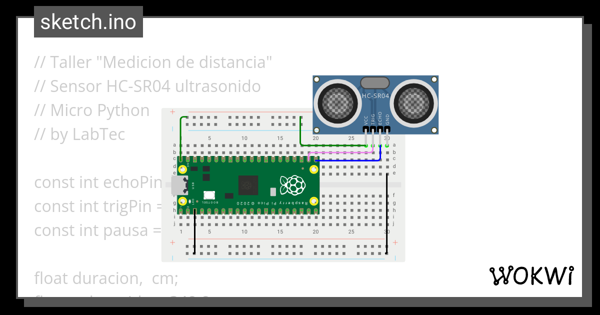 Hc Sr Ino Wokwi Esp Stm Arduino Simulator