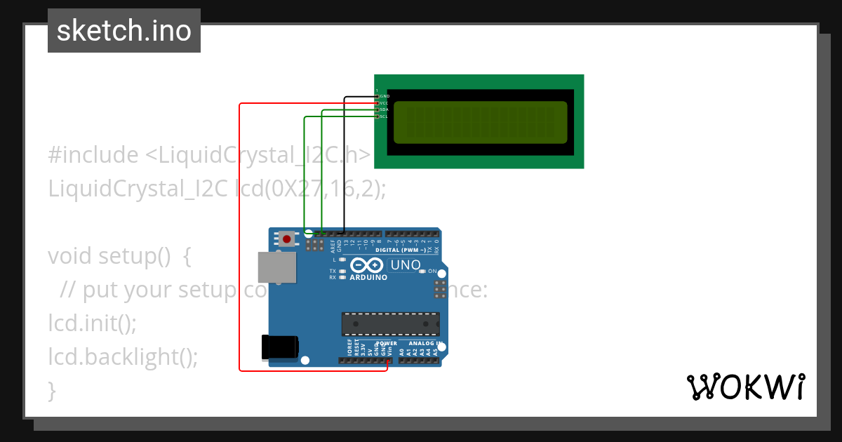 LCD - Wokwi ESP32, STM32, Arduino Simulator