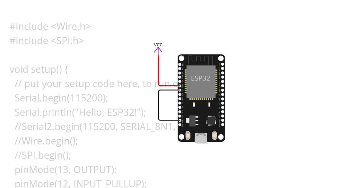 ESP32 Test Signal Debugging simulation