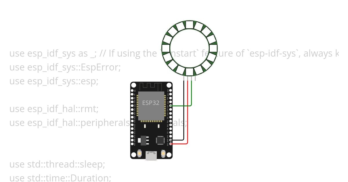 rmt-ws2812-esp32 simulation