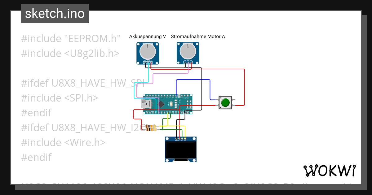 Wattmeter 5 Wokwi ESP32, STM32, Arduino Simulator