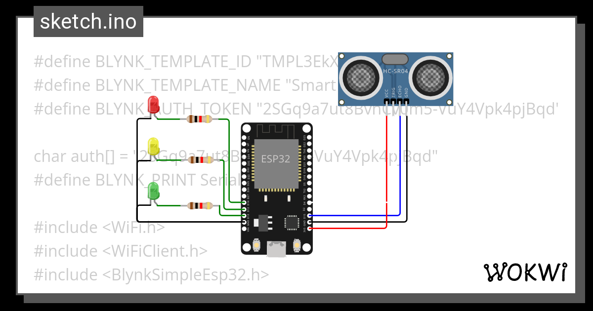 Smart city - Wokwi ESP32, STM32, Arduino Simulator