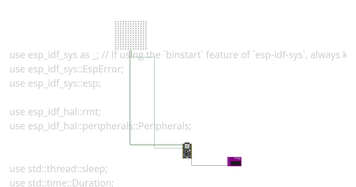 rmt-ws2812-neopixel-matrix simulation