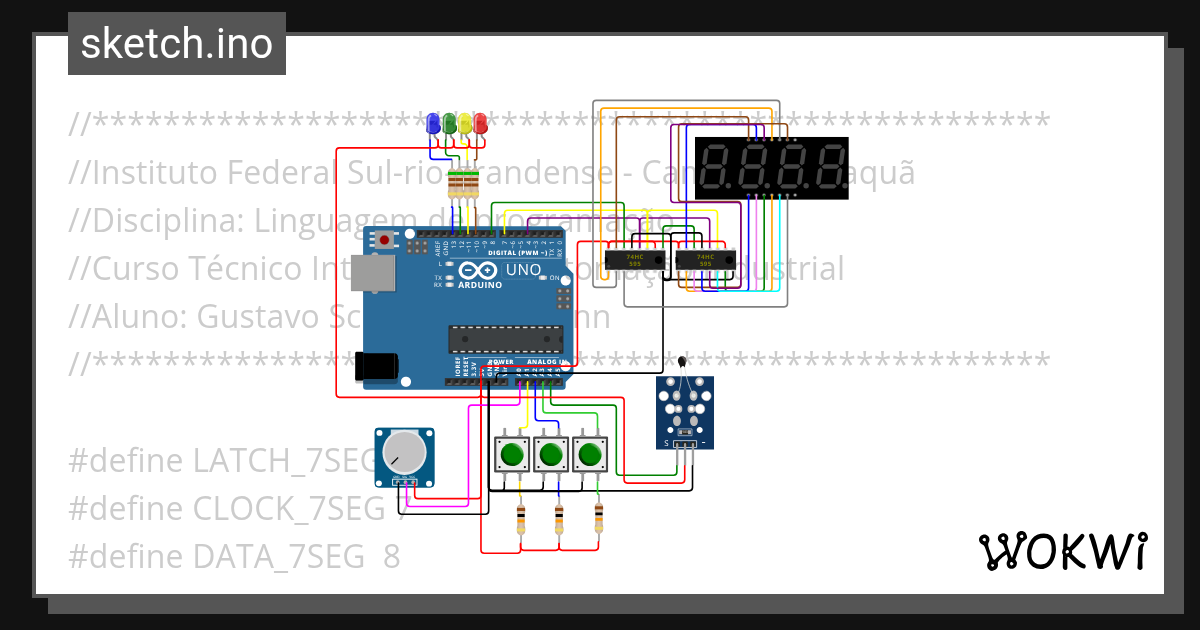 Shield - Trabalhos - Wokwi ESP32, STM32, Arduino Simulator