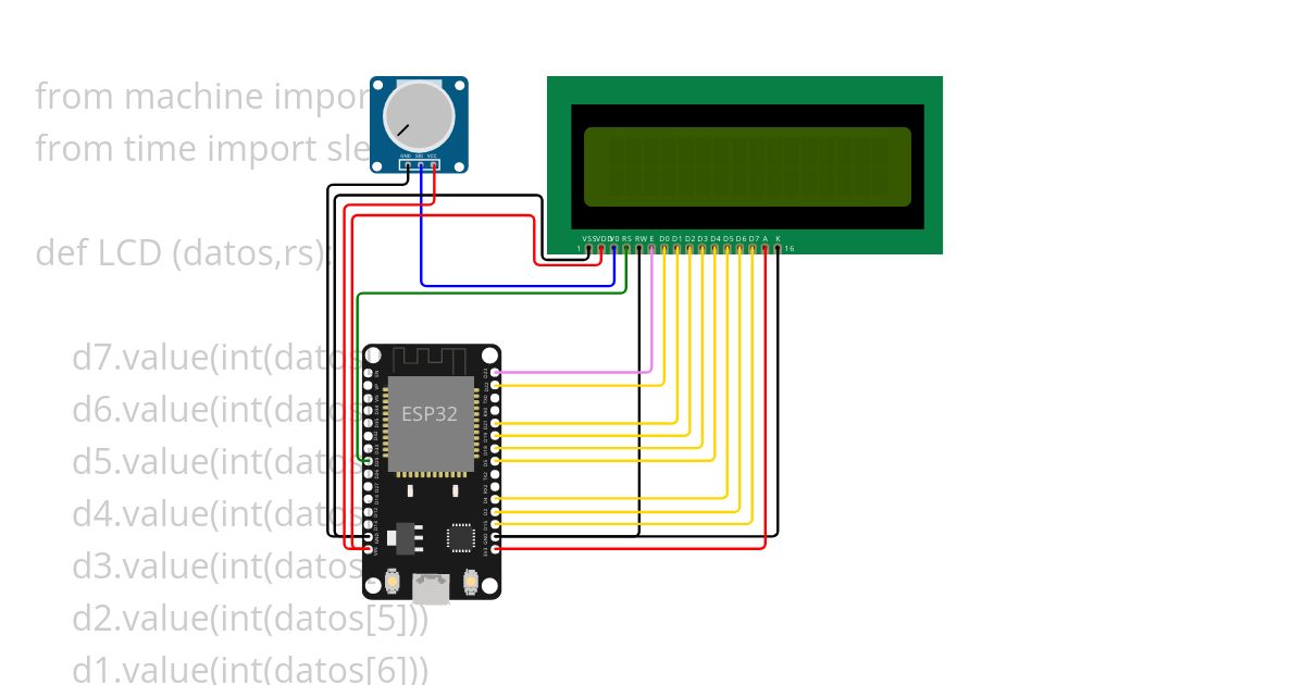 PROGRAMA LCD simulation