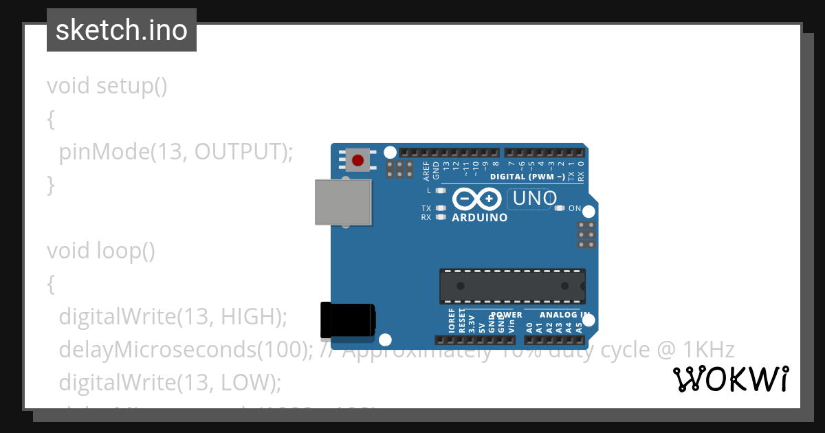 duty_cycle Wokwi ESP32, STM32, Arduino Simulator