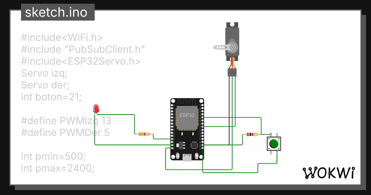 Conectarieme mqtt wokwi esp32 stm32 arduino simulator