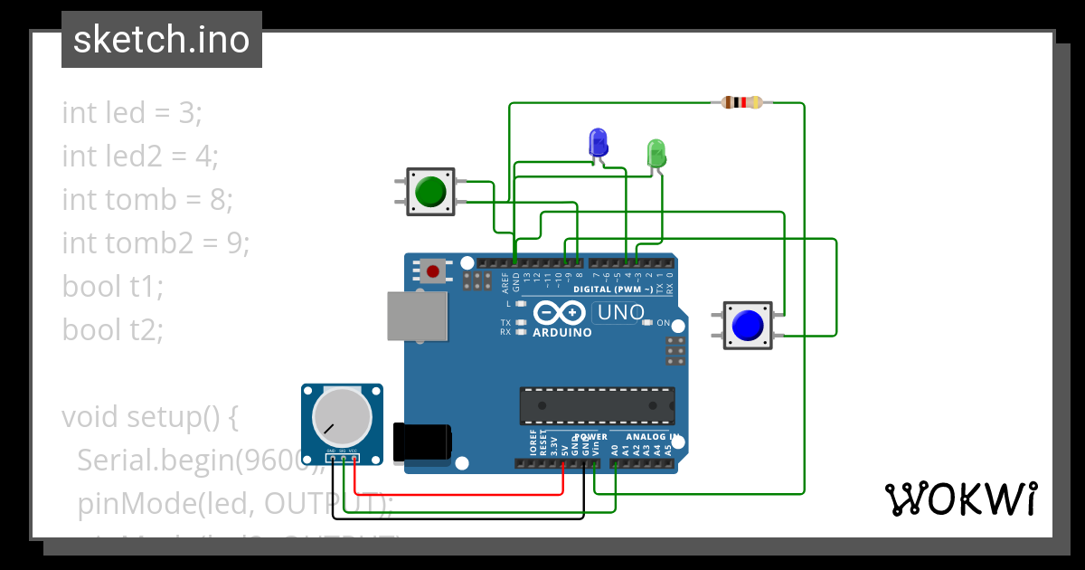 rangkaian pull up - Wokwi ESP32, STM32, Arduino Simulator