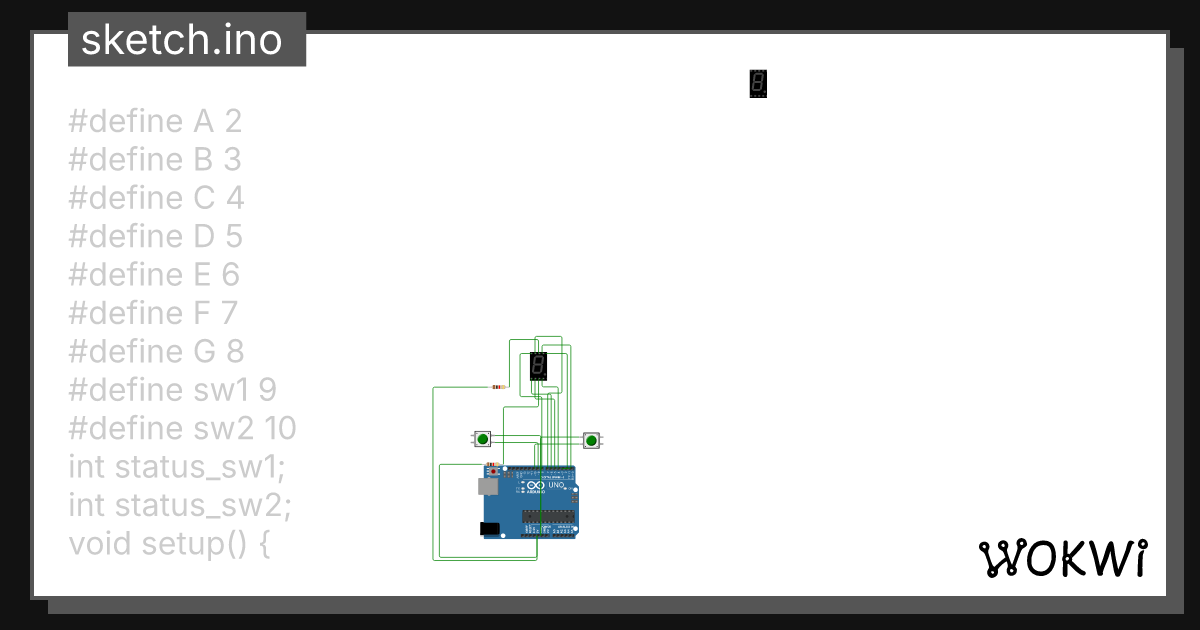 Test wokwi arduino and esp32 simulator