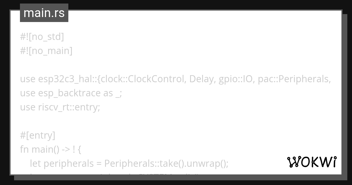 led_blink Wokwi ESP32, STM32, Arduino Simulator