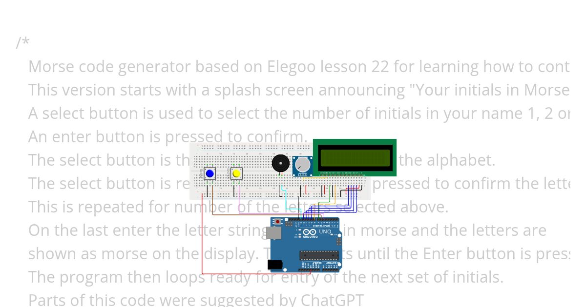 Morse Generator simulation