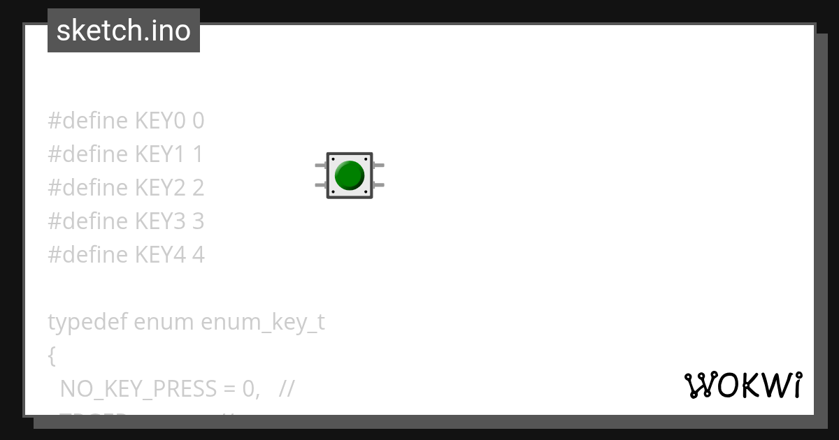 keyScan Wokwi ESP32, STM32, Arduino Simulator