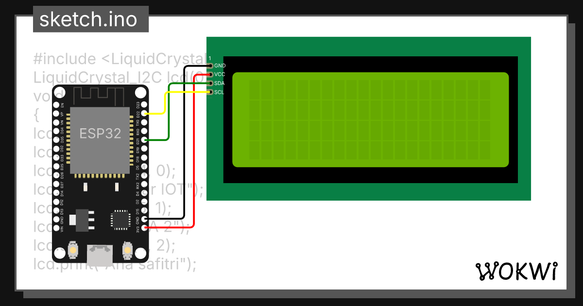 lcd 20x4 Copy - Wokwi ESP32, STM32, Arduino Simulator