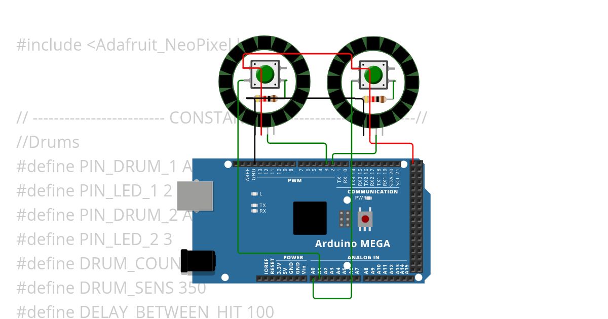led-mega simulation
