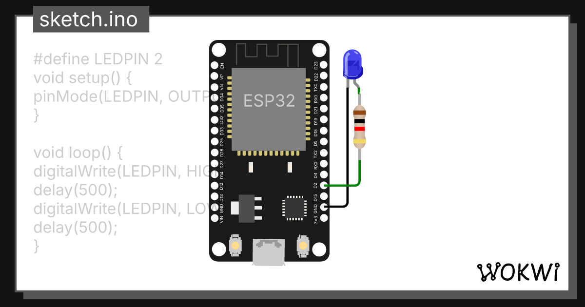 Wokwi - Online ESP32, STM32, Arduino Simulator