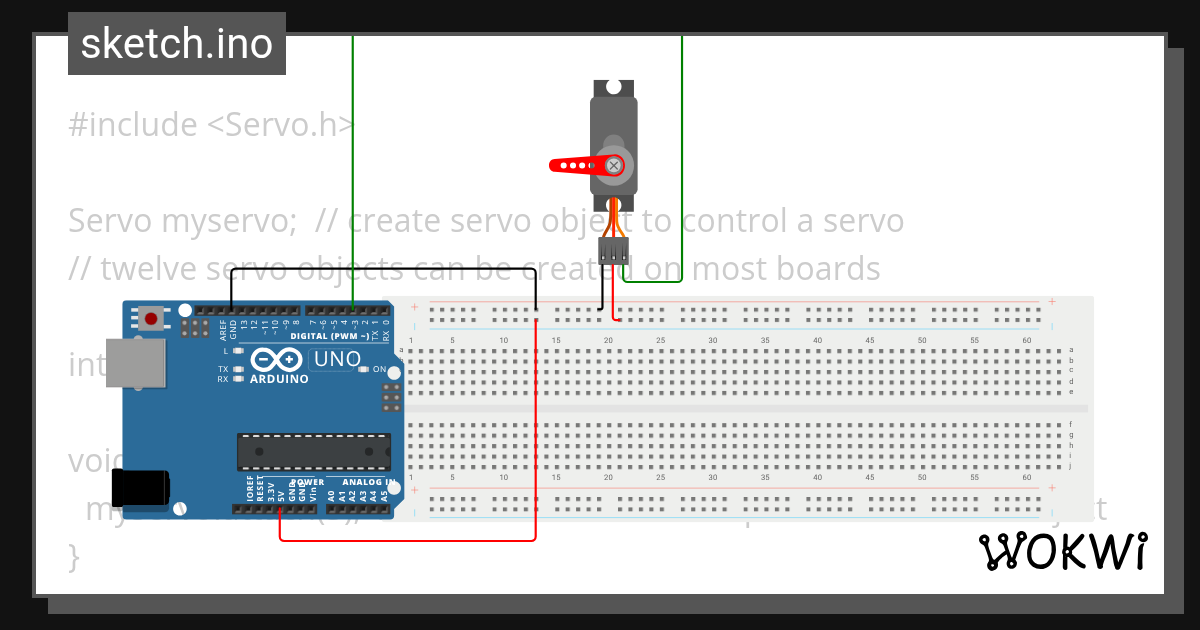servo - Wokwi ESP32, STM32, Arduino Simulator