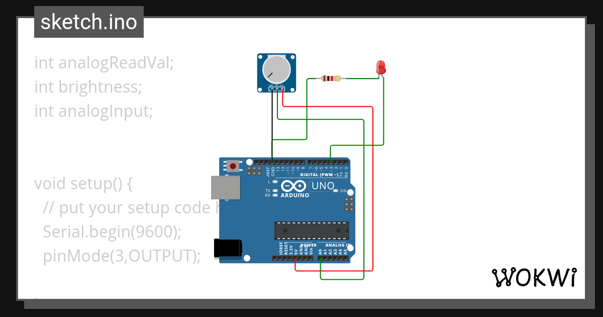 potentiometer - Wokwi ESP32, STM32, Arduino Simulator