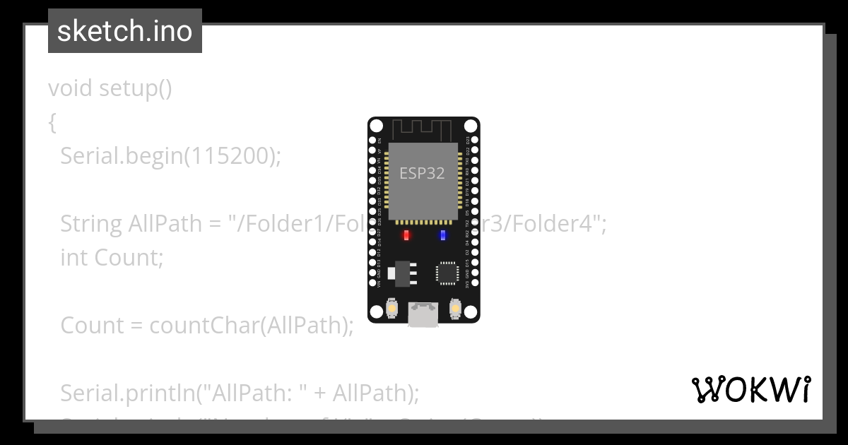 number-of-chars-in-string-wokwi-arduino-and-esp32-simulator