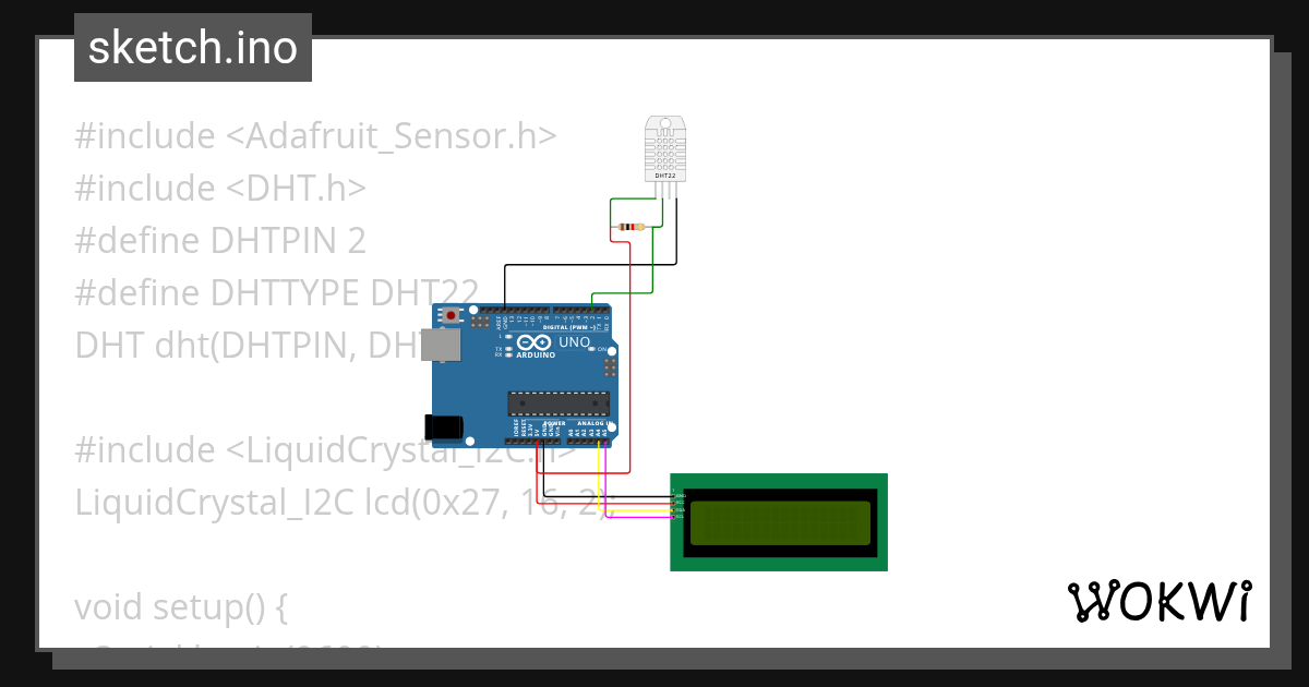 DHT (2) - Wokwi ESP32, STM32, Arduino Simulator