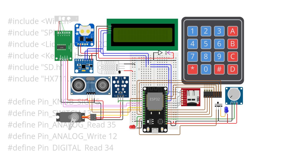 ESP32 Data Logger simulation