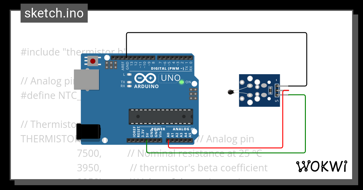 Thermistor Wokwi Esp32 Stm32 Arduino Simulator 7637