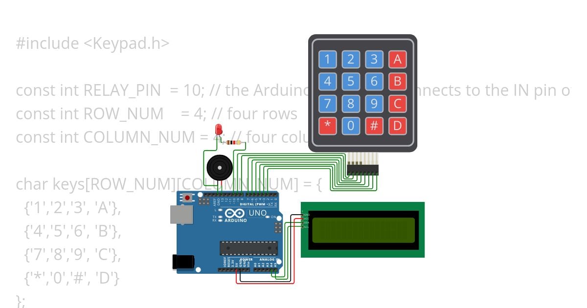 door lock wo LCD simulation