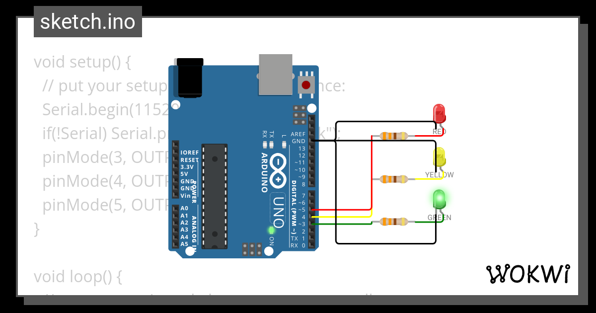 Semáforo con dani - Wokwi ESP32, STM32, Arduino Simulator