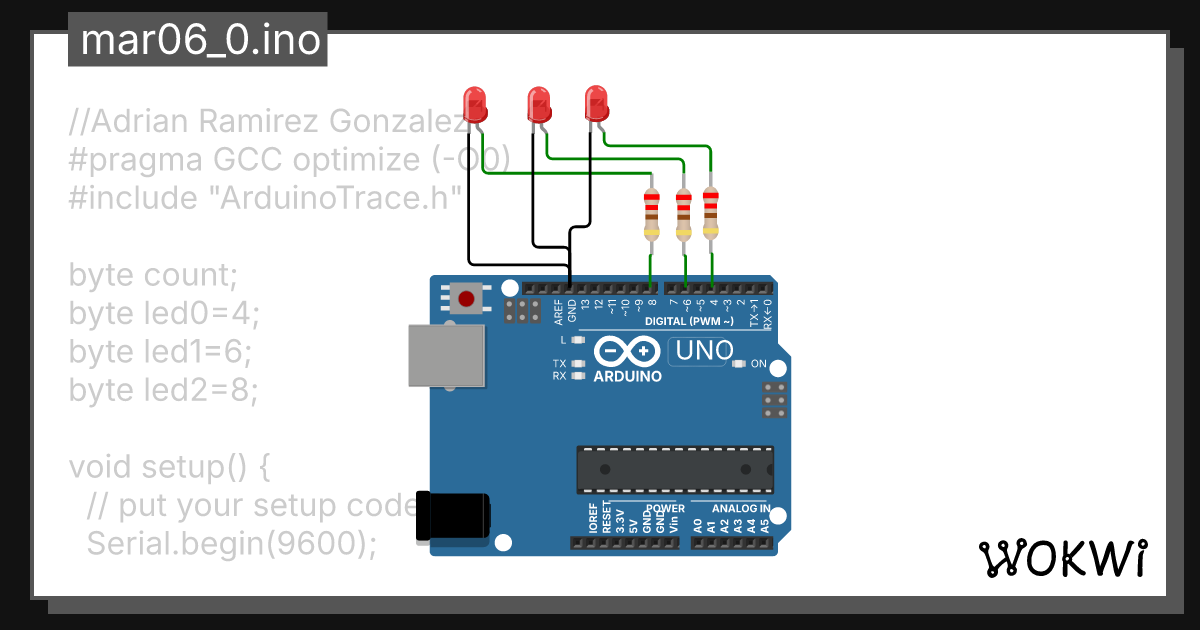 Tarea 11 - Contador de 3 bits en lenguaje de maquina - Wokwi ESP32 ...