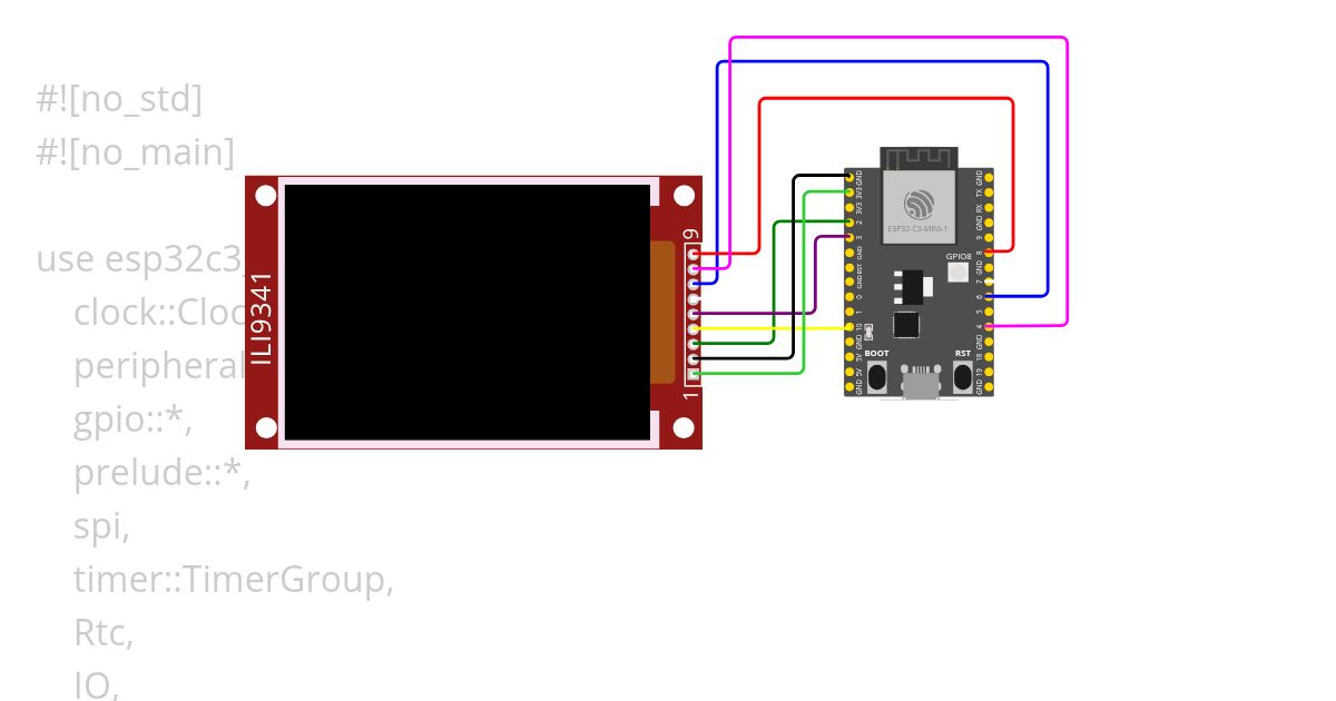 esp32c3-display Copy simulation