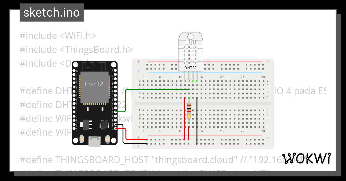 Thingsboard Dht22 Wokwi Esp32 Stm32 Arduino Simulator Nbkomputer