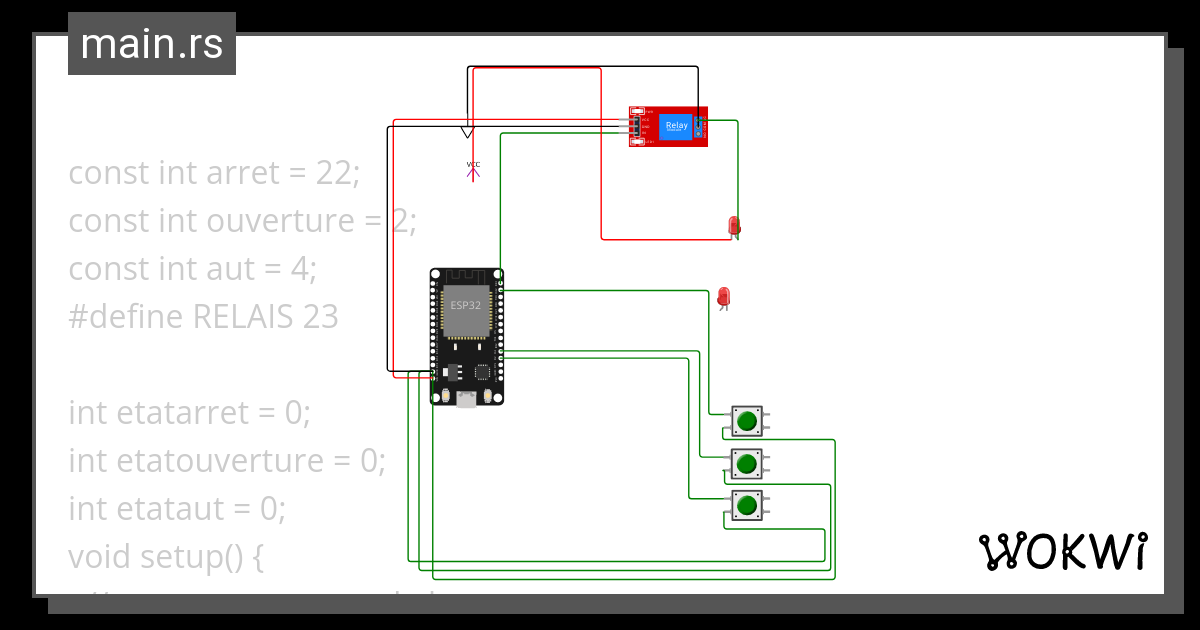 Boutton Relais Copy Wokwi Esp Stm Arduino Simulator