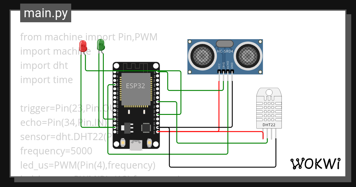 home_automation_python Wokwi ESP32, STM32, Arduino Simulator