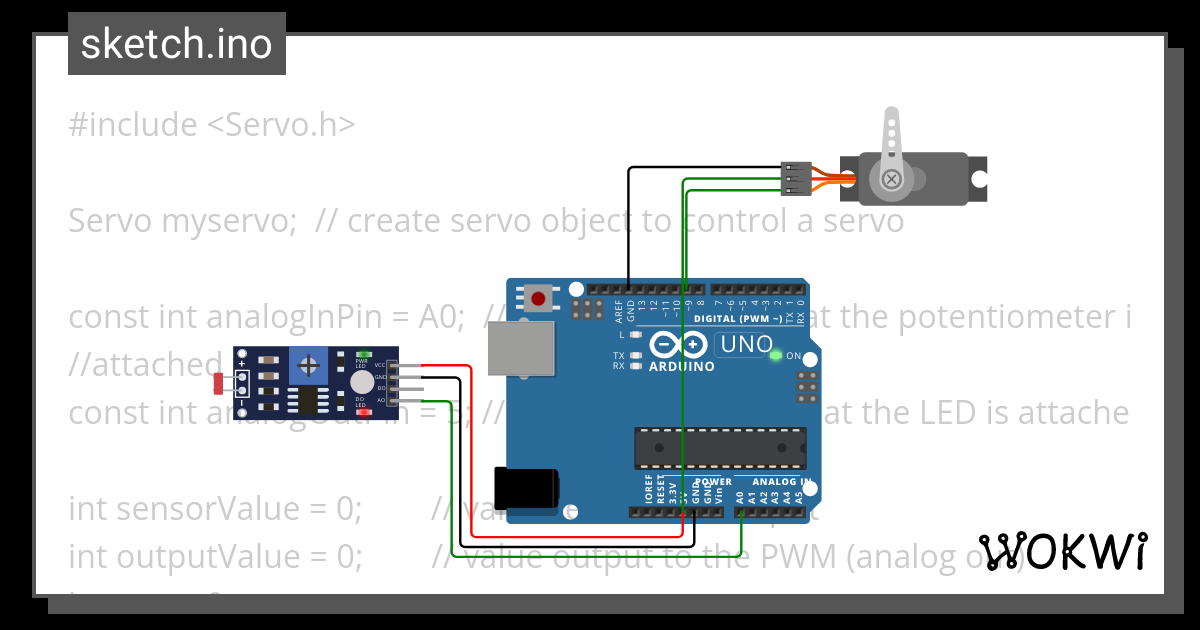 Lab Servo Motor Wokwi Esp Stm Arduino Simulator