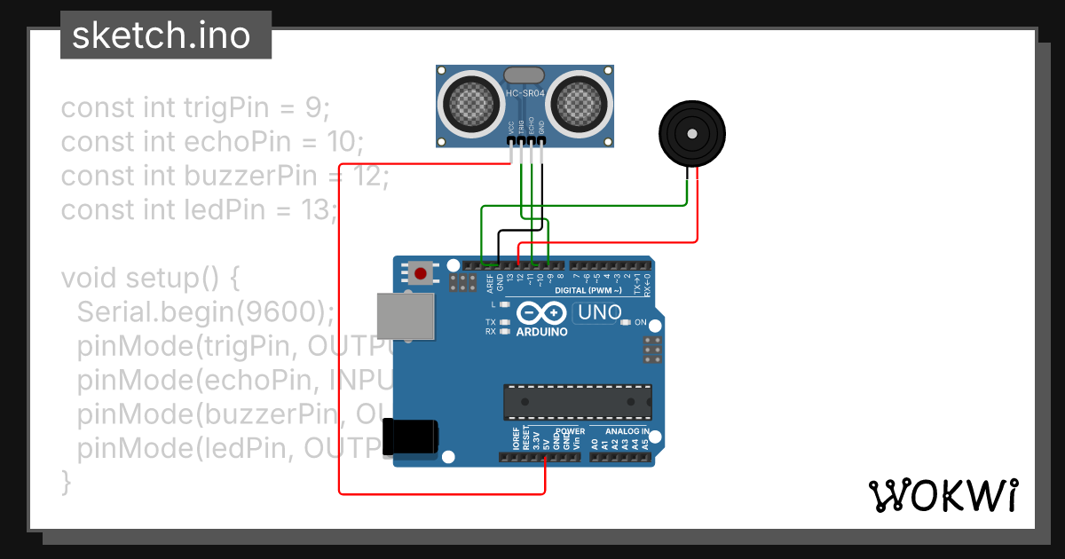 parktronic - Wokwi ESP32, STM32, Arduino Simulator